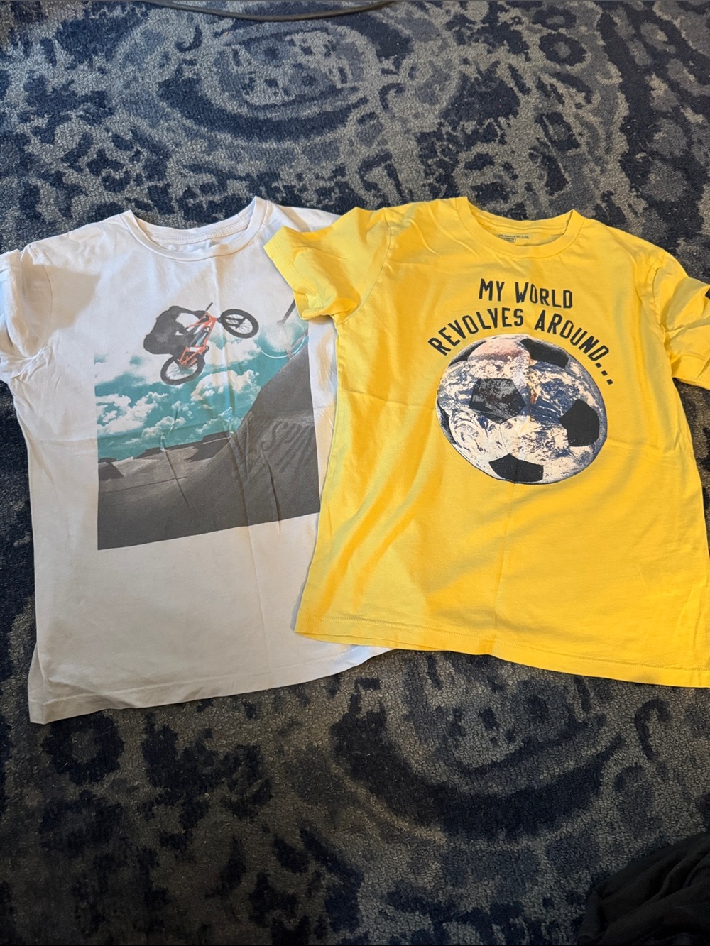 GapKids Boys Graphic Tees - Pair White/Yellow